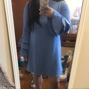 Periwinkle boohoo US size 12 shift dress